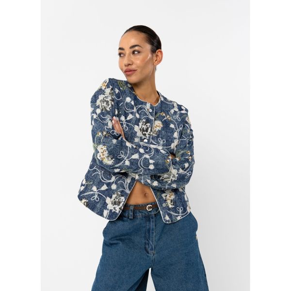 SEQUINS DENIM JACKET
