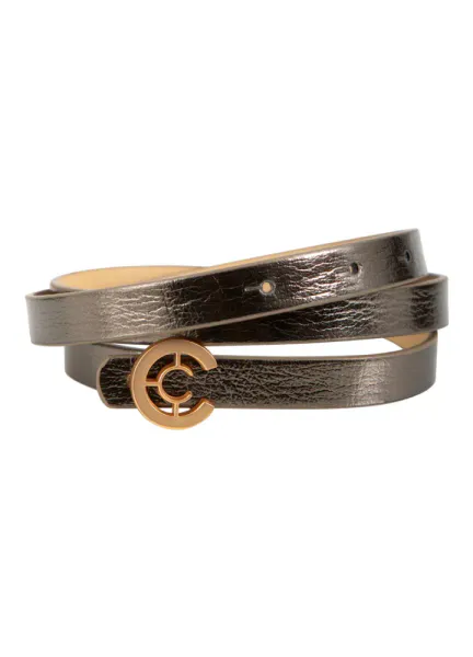 MUD METALLIC SMALL LOGO BELT